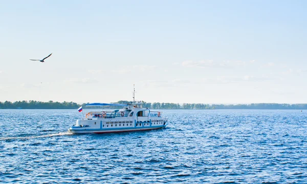 Stock image Ship on the Volga