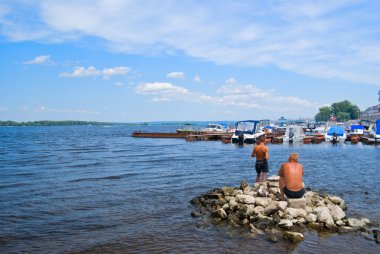 volga Nehri üzerindeki yaz