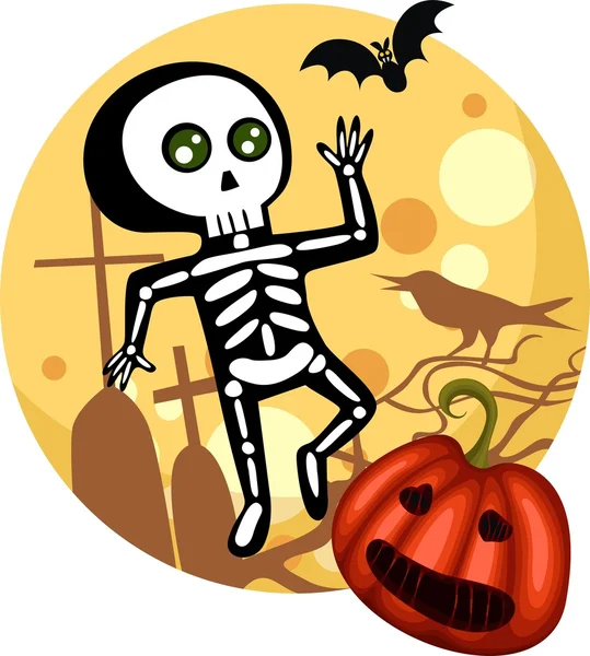 Halloween karta — Stockový vektor