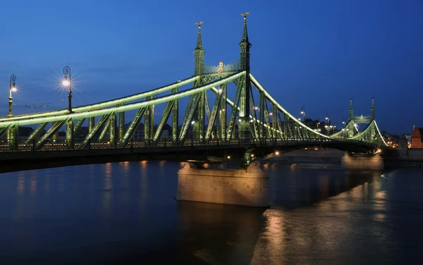 自由桥布达佩斯 免版税图库图片