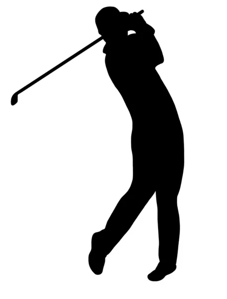 高尔夫球手 — 图库矢量图片