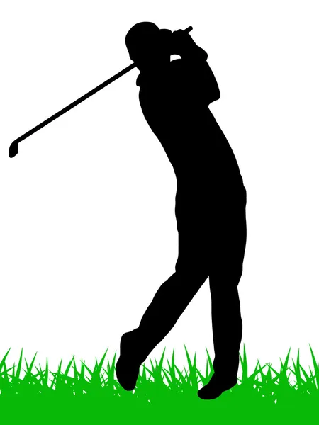Golfer — Stockvector