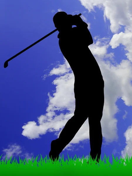 Golfista — Foto Stock