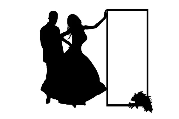Couple de mariage — Image vectorielle