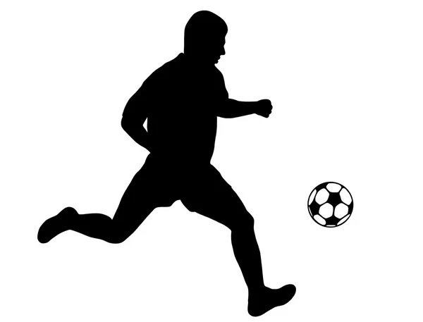 Jugador de fútbol — Vector de stock