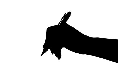 Hand silhouette clipart