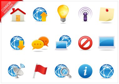 Universal Web icons 4 clipart