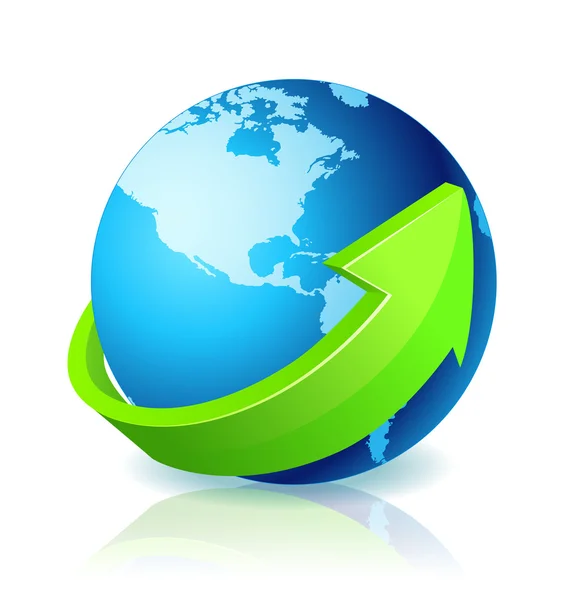 stock image World Globe Go Green