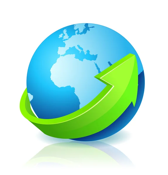 stock image World Globe Go Green