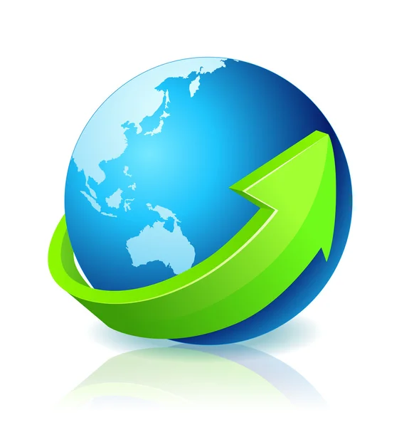 stock image World Globe Go Green