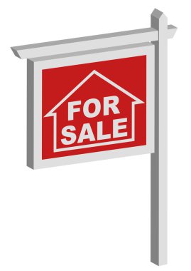 For sale sign clipart