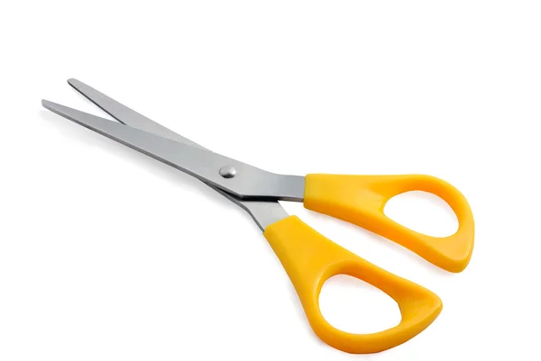 Žlutá nůžky — Stock fotografie