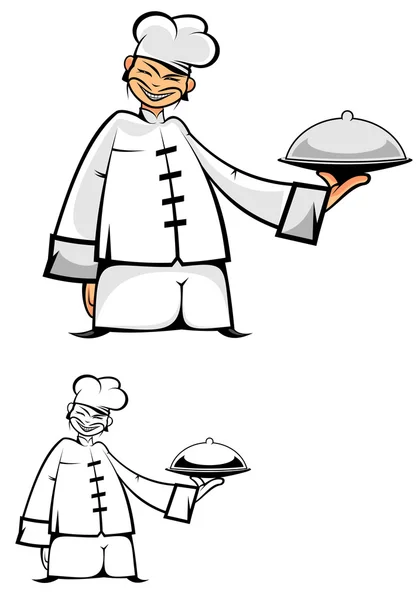Chef chinois — Image vectorielle