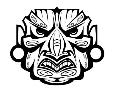 Ancient mask clipart