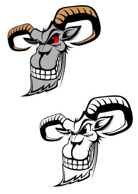 Wild ram clipart