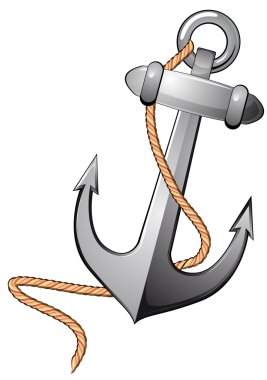 Isolated anchor clipart