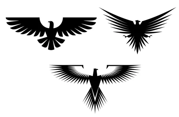 Tatuagens de águia — Vetor de Stock
