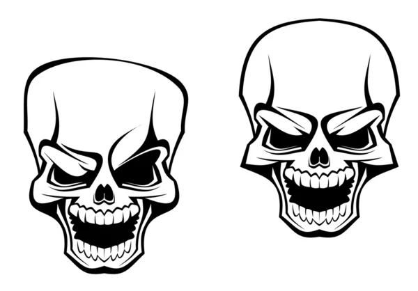 Crâne de danger — Image vectorielle