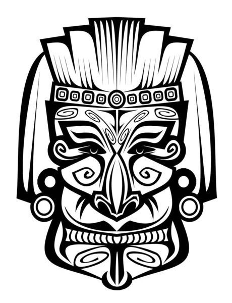 Ancient mask — Stock Vector