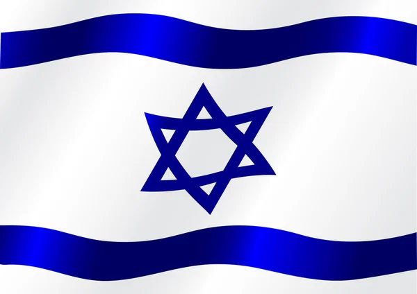 Drapeau d'Israël — Image vectorielle