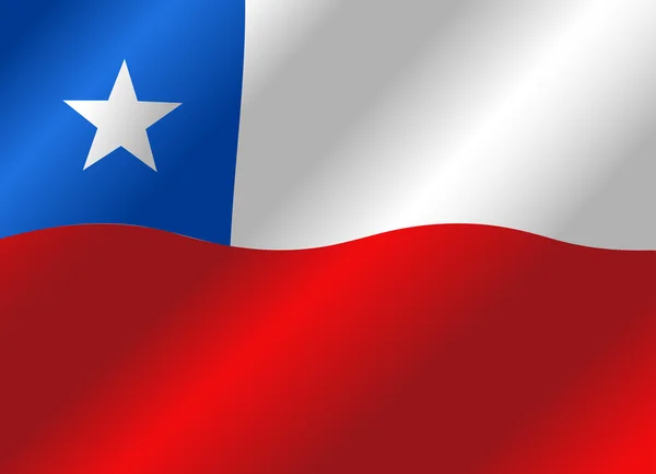 Flaga Chile — Wektor stockowy