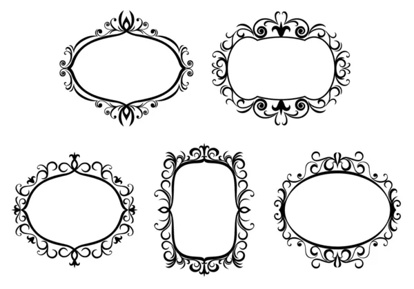 Vintage frames and borders — Stock Vector