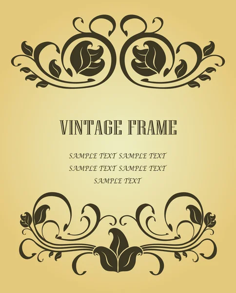 Vintage ram — Stock vektor