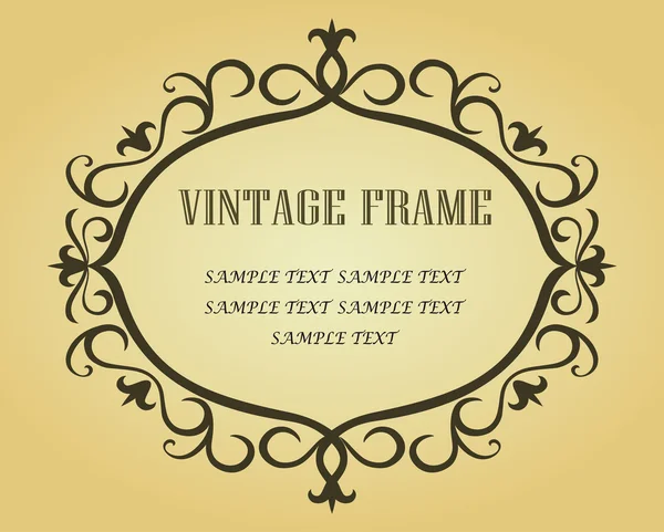 Frontière Vintage — Image vectorielle