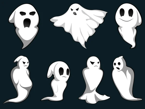 謎の幽霊 — ストックベクタ
