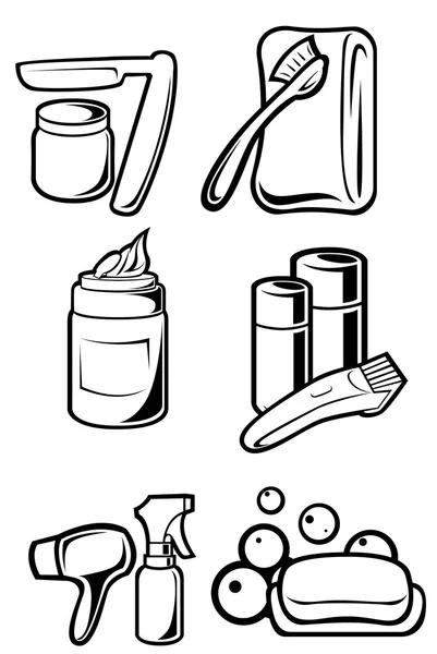 Objets d'hygiène — Image vectorielle