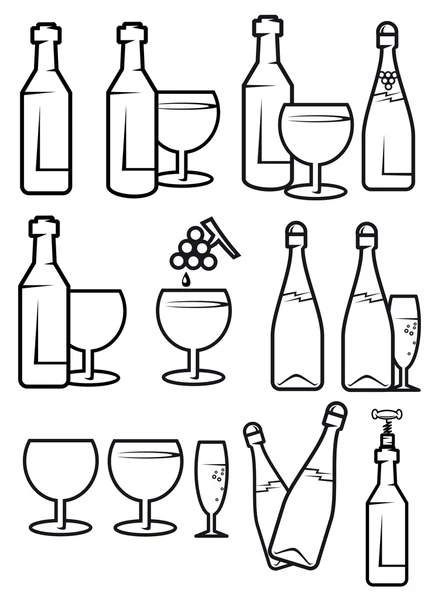 Алкогольні напої — стоковий вектор