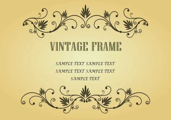 Vintage frame — Stock Vector