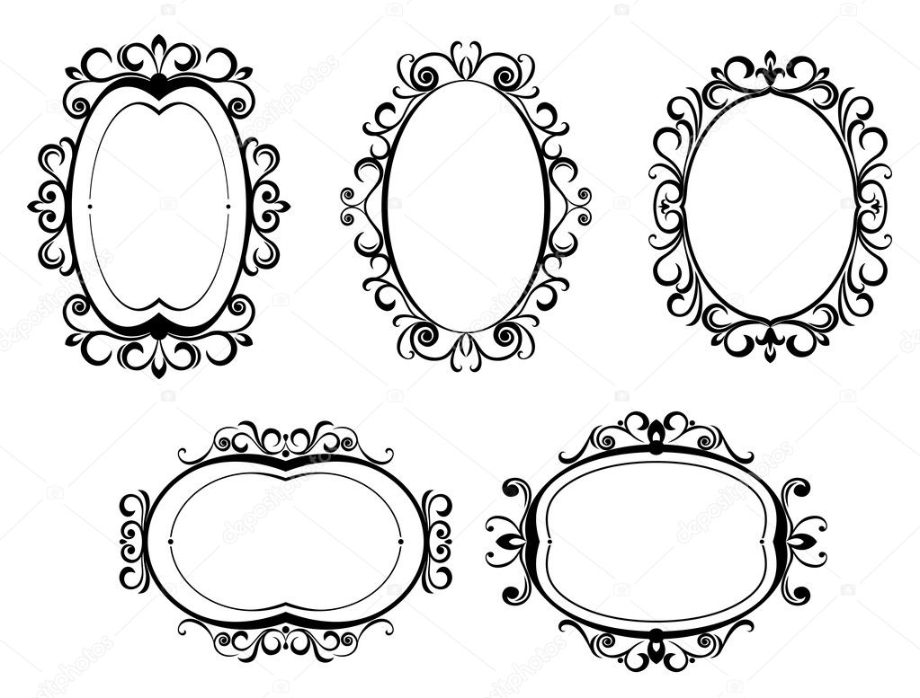 Vintage frames and borders