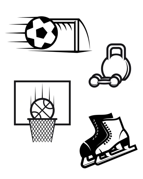 Sport-Symbole — Stockvektor