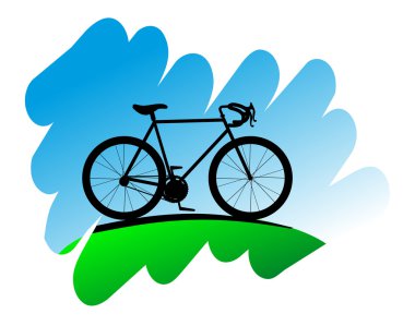 Cycling symbol clipart