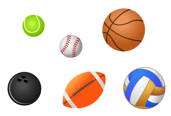 Sport ballen — Stockvector