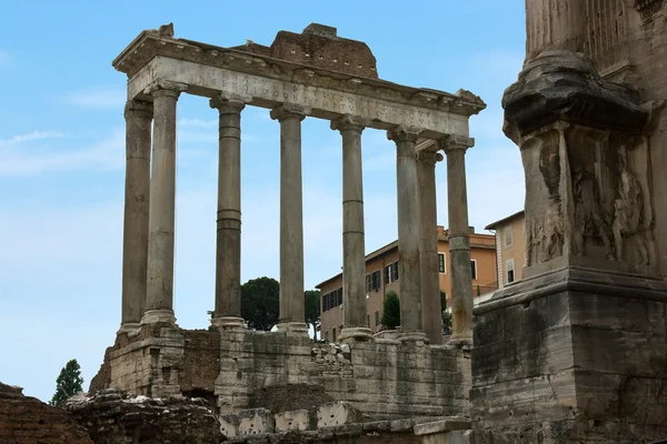 Ruiny římského fóra. Itálie — Stock fotografie