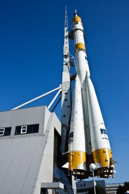 Rus uzay taşıma roket. bir müze parçası. Samara. Russ