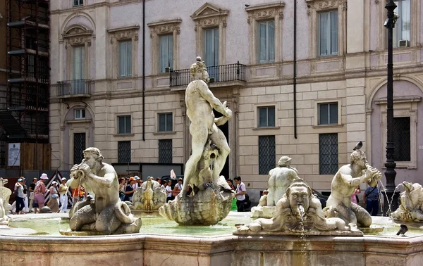 De fontein in rome — Stockfoto