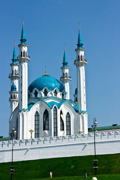 The Kul Sharif mosque is bigest in Europe. Russia. Kazan. — Stock Photo, Image