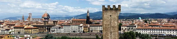 Floransa'nın tarihi merkezi Panoraması. — Stok fotoğraf