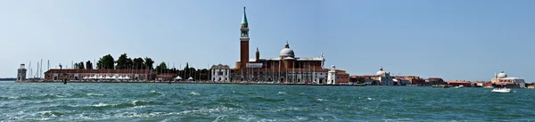 Island san giorgio maggiore birini Panoraması. Venedik. — Stok fotoğraf