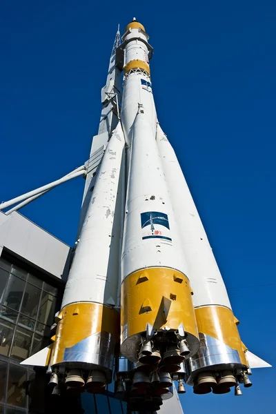 ロシアの宇宙輸送ロケット。博物館の一部です。サマラ。ラス — ストック写真
