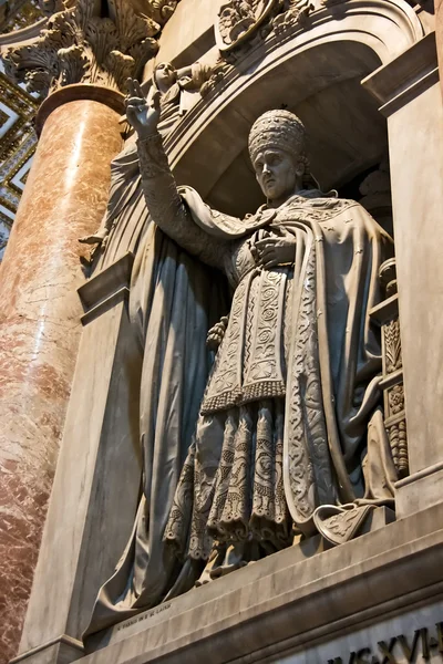 St Peter's Cathedral interiör i Vatikanen — Stockfoto