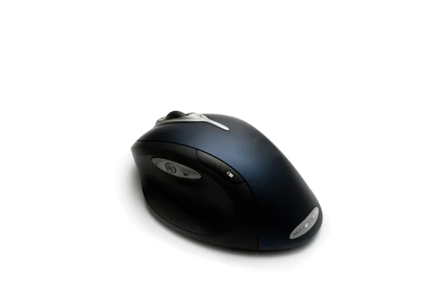Беспроводная лазерная компьютерная мышь Черный . — стоковое фото