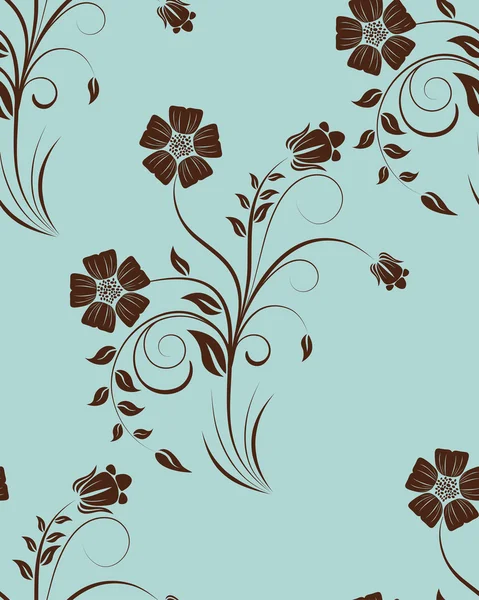 Floral seamless background — Stock Vector