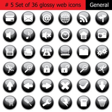 #5 genel Icon set