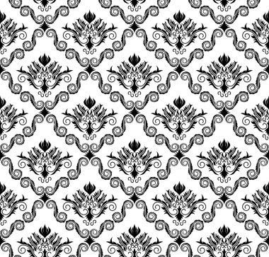 Dikişsiz damask arka plan