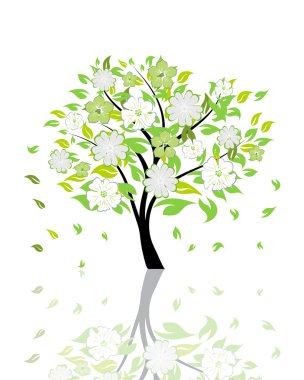 Blossom tree clipart