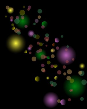 Magic lights background clipart